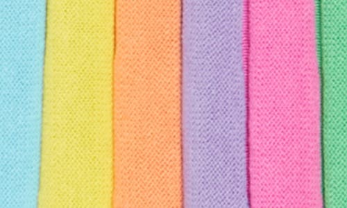 Shop Flapdoodles Kids' Rainbow Stripe Knit Dress In Multi