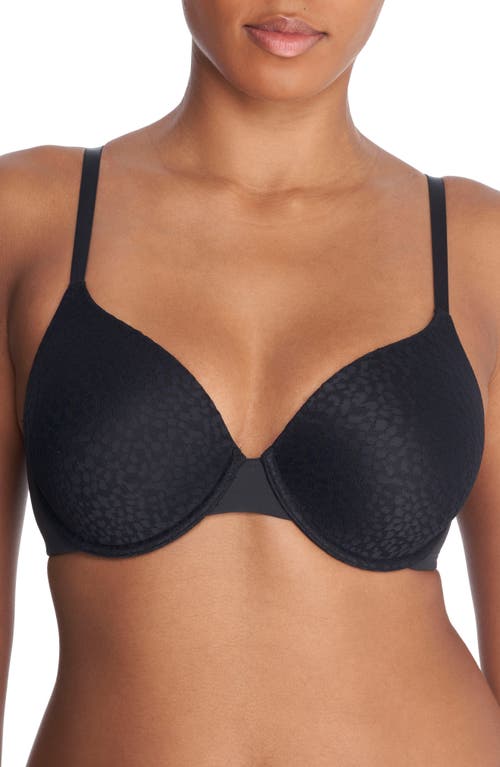 Natori Comfort Evolution Underwire Convertible Memory Foam Bra In Black