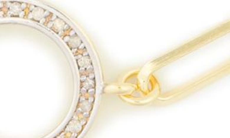 Shop Meshmerise Diamond Accent Link Bracelet In Yellow