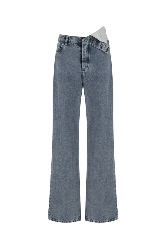 Shop Nocturne High-waisted Jeans In Blue