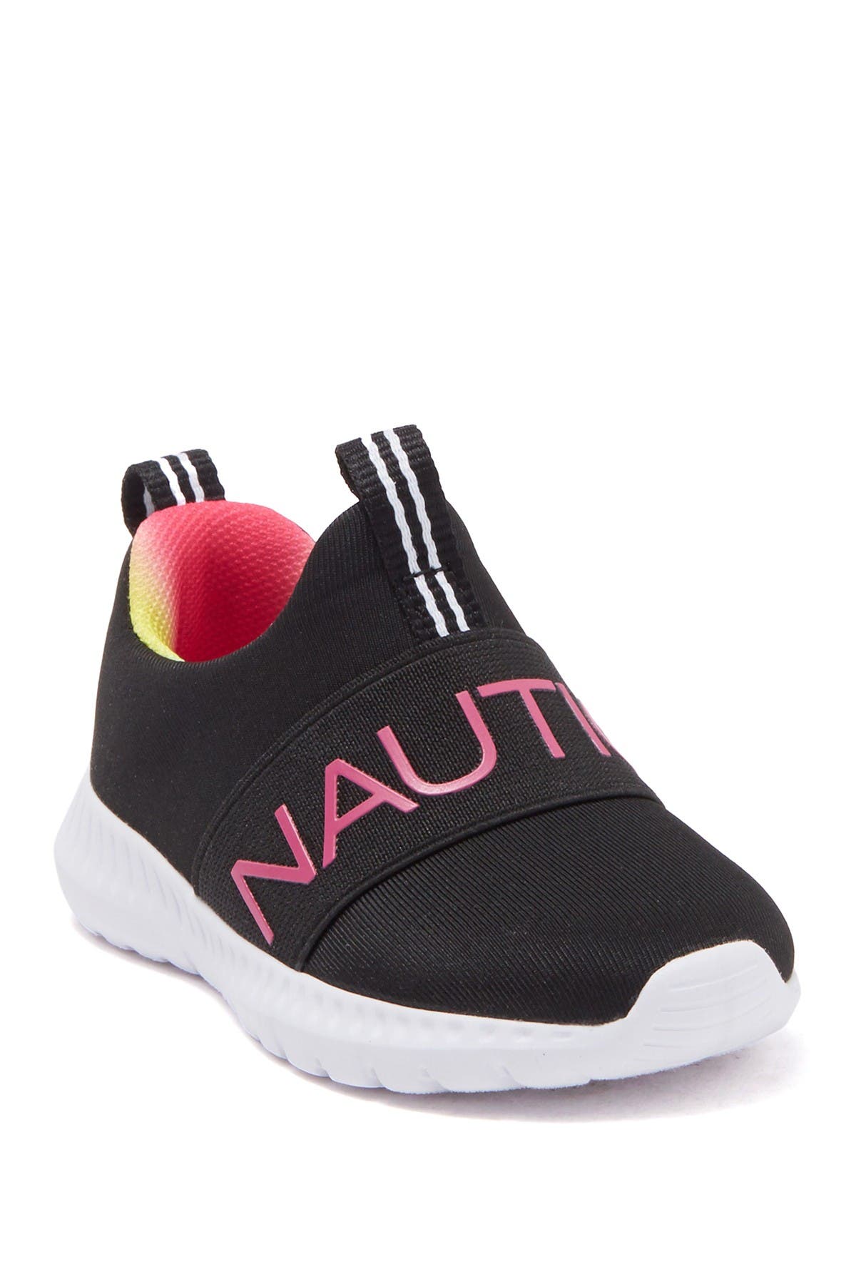 nautica pink slip on sneakers