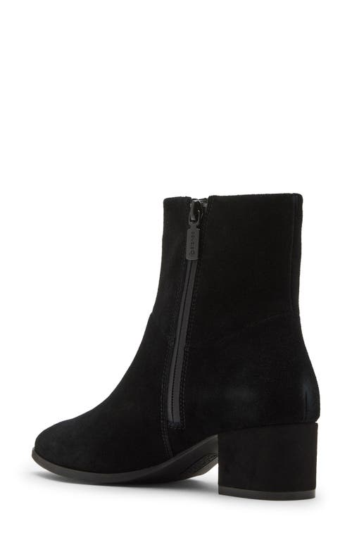 Blondo Amy Waterproof Ankle Bootie In Black Suede