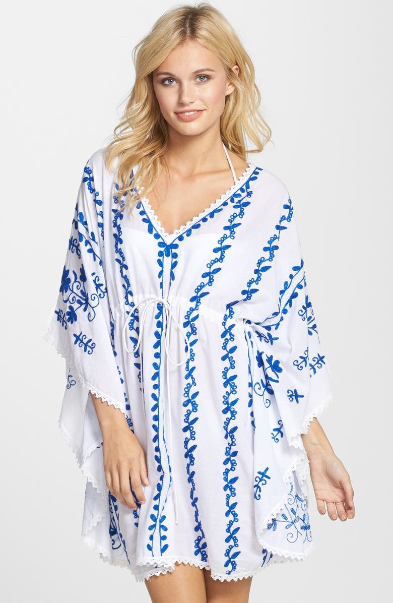 La Blanca Embroidered Cover-Up Tunic | Nordstrom