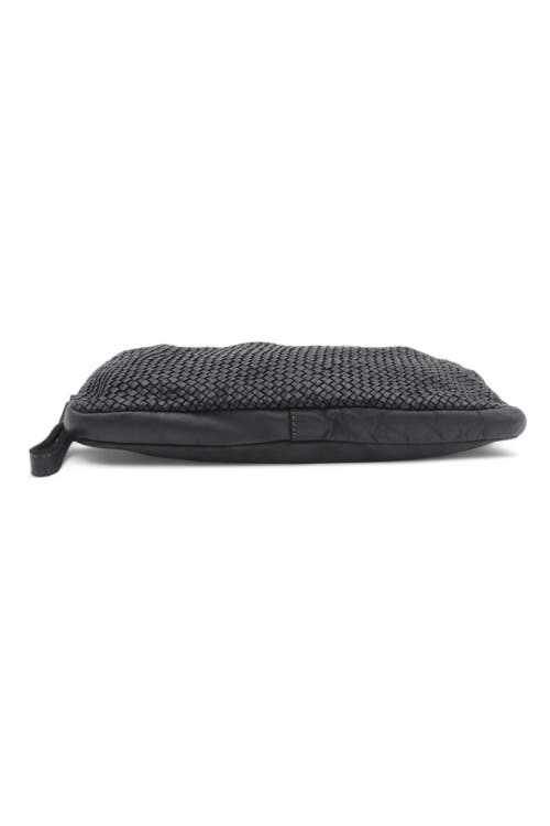 Bolsa Nova Laura Woven Crossbody In Black