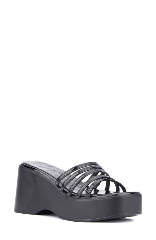 Shop Olivia Miller Dreamer Slide Sandal In Black