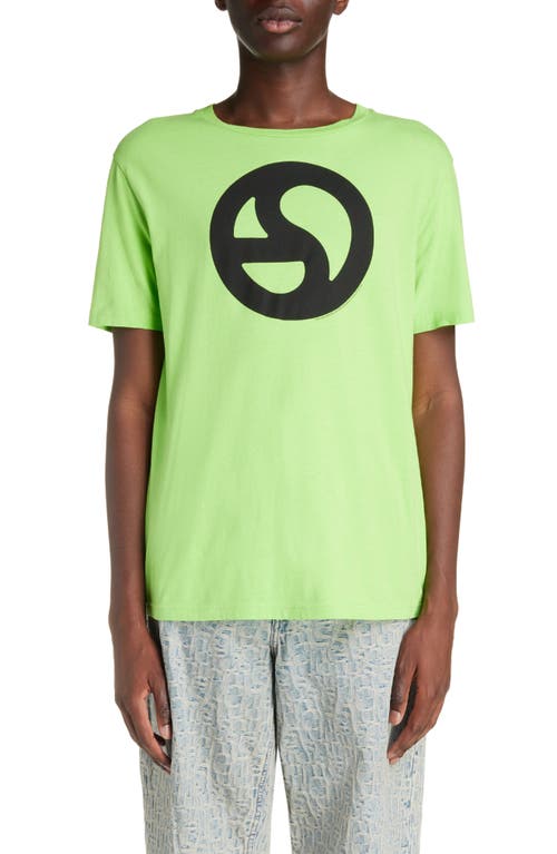 Acne Studios Warped Logo Cotton Graphic T-Shirt at Nordstrom,