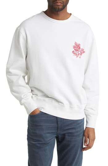 Rag & Bone White Lunar New Year Sweatshirt In White
