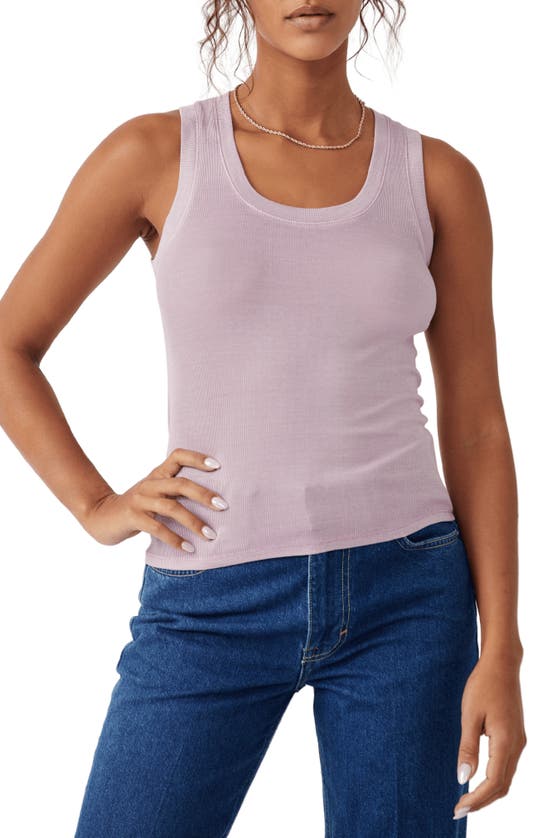 Free People Scoop Neck Tank In La Fleur