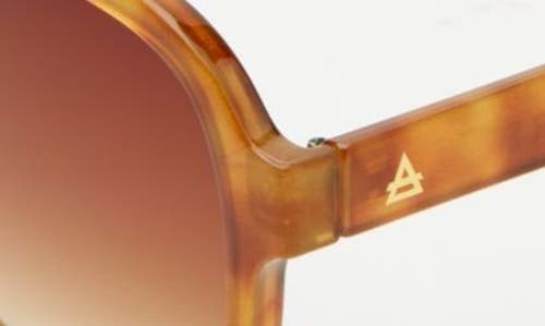 Aire Whirlpool 53mm Aviator Sunglasses In Vintage Tort/brown Grad