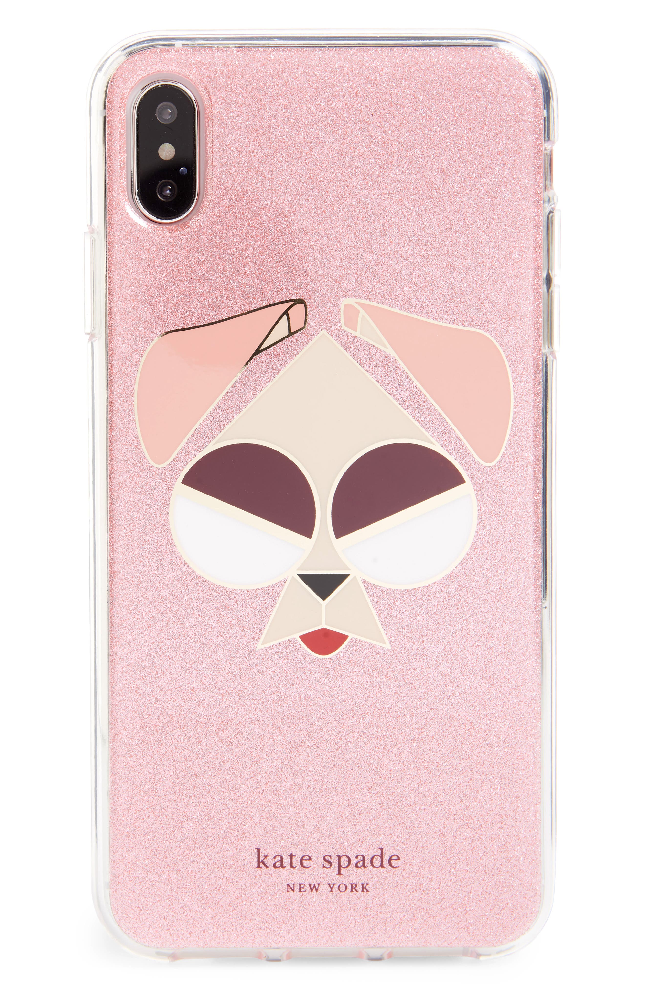 Kate Spade New York Glitter Mod Dog Iphone X/xs/xr & Xs Max Case - Pink