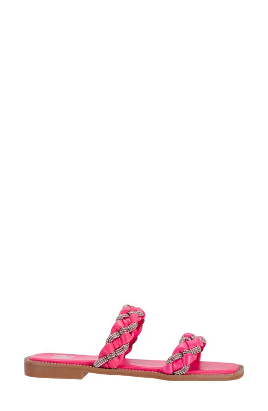 Lady Couture Sunny Embellished Slide Sandal In Fuchsia