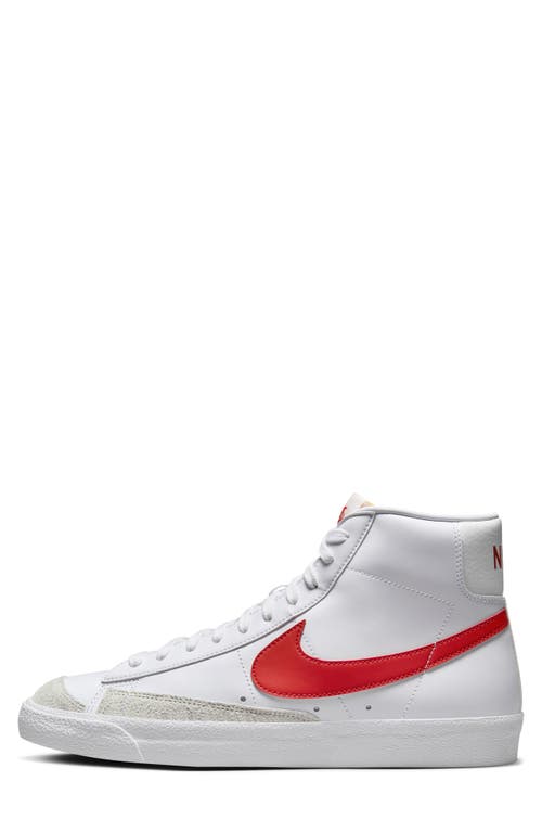 Shop Nike Blazer Mid '77 Vintage Sneaker In White/picante Red