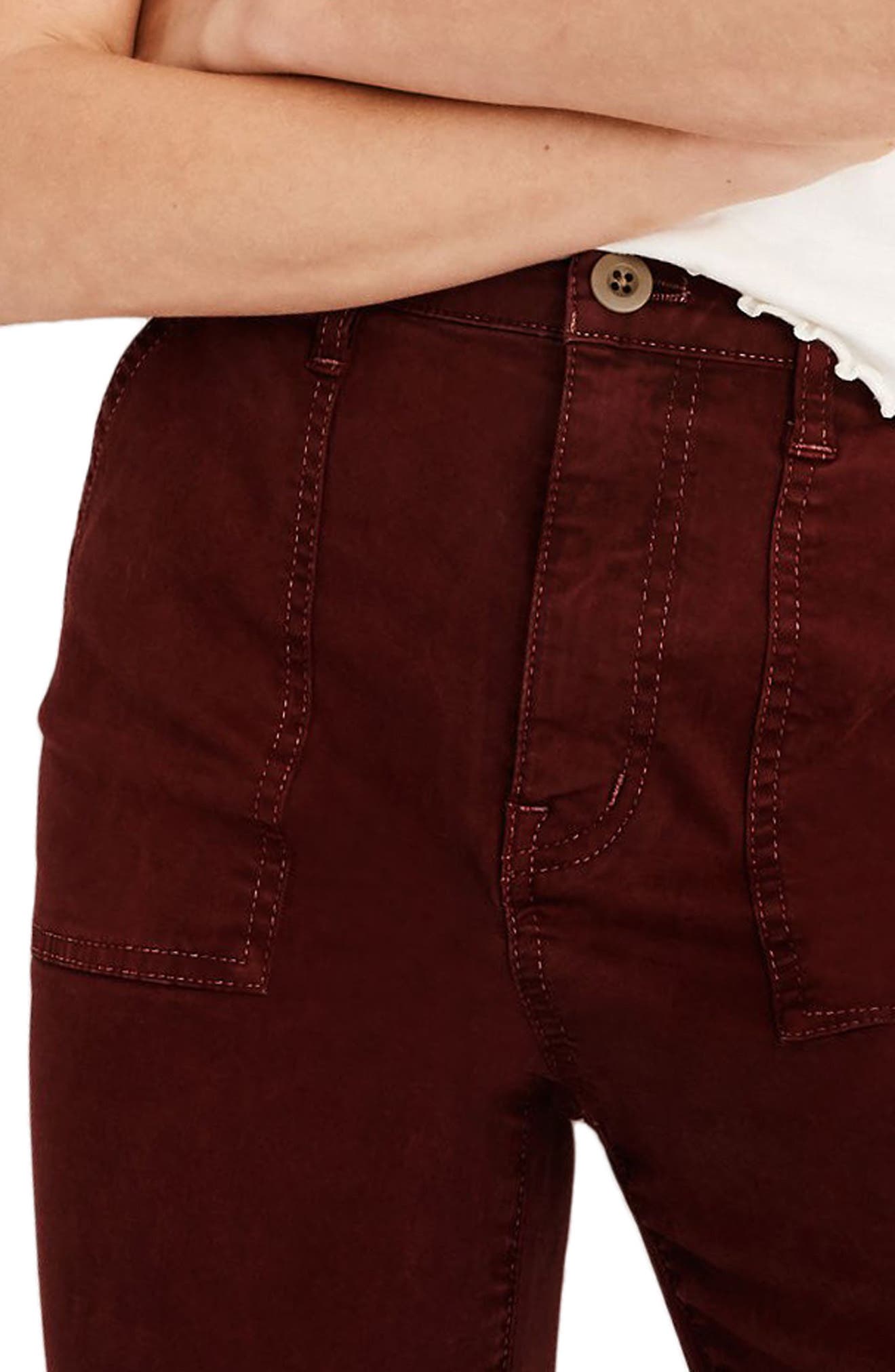 madewell stovepipe fatigue pants