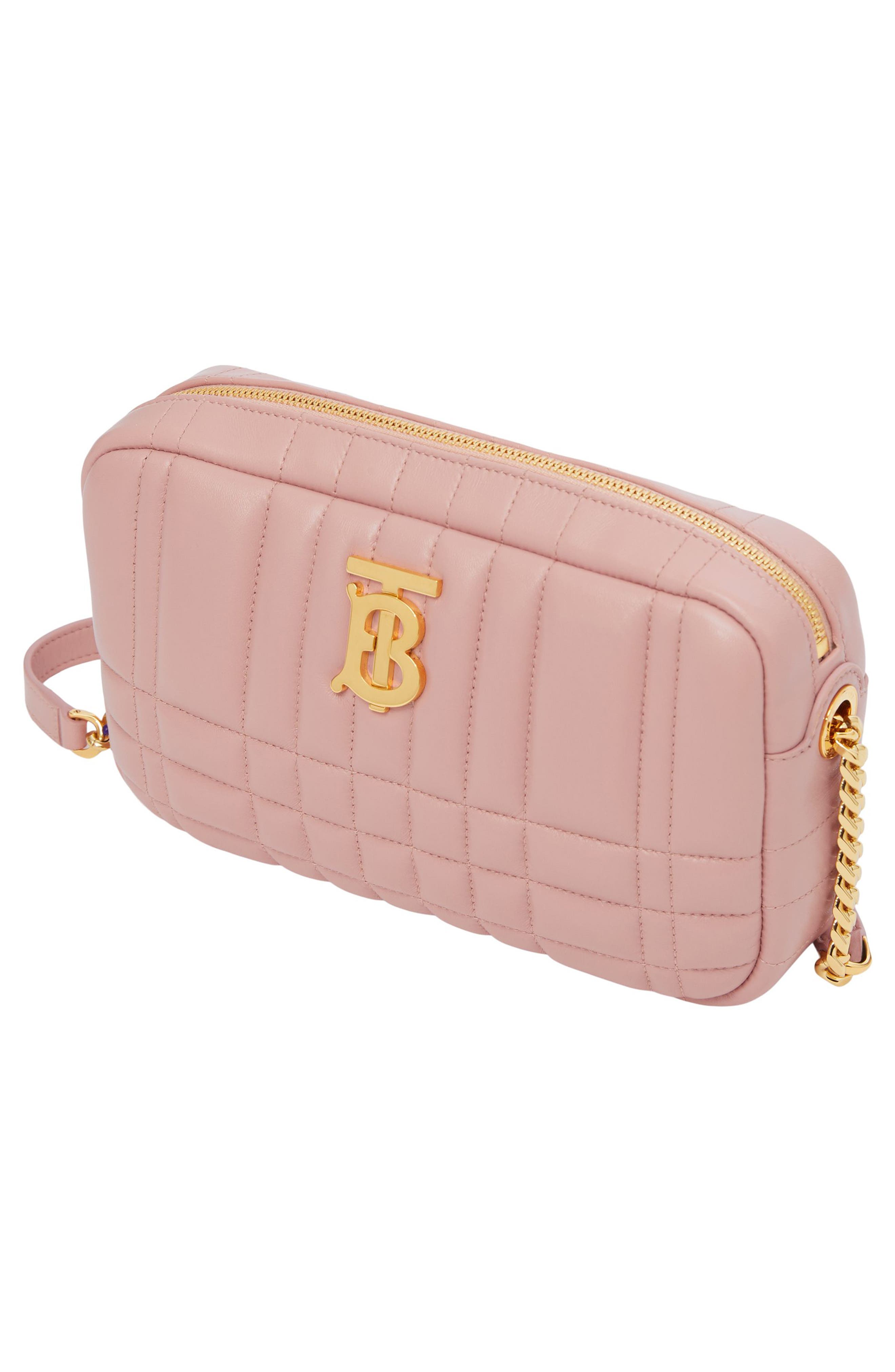 Burberry Mini Lola Camera Bag in Pink Leather ref.443688 - Joli Closet