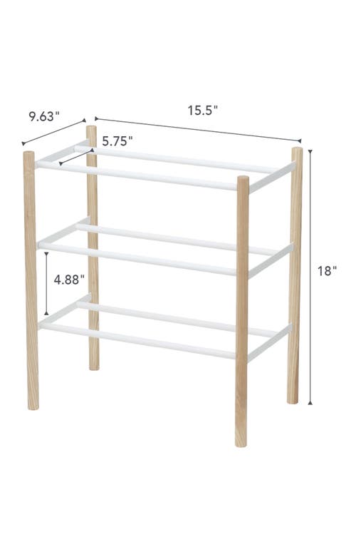 YAMAZAKI YAMAZAKI EXPANDABLE 3-TIER SHOE RACK 