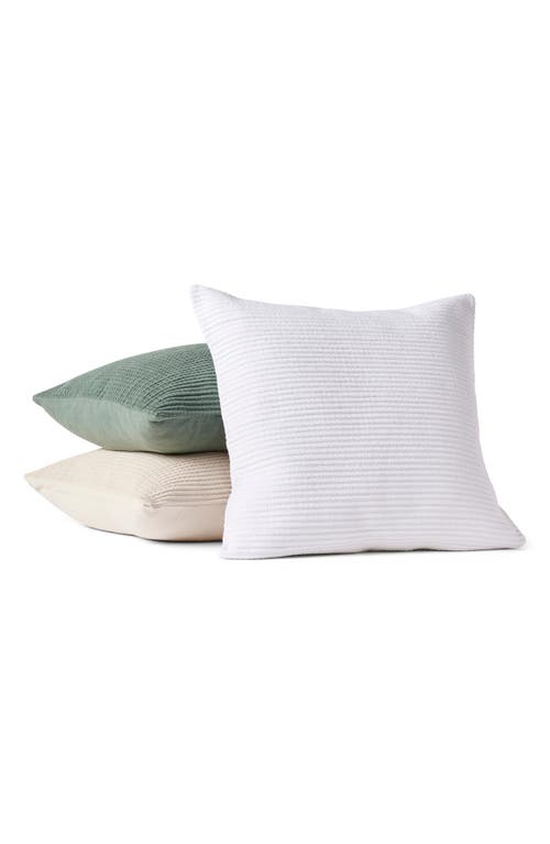 Coyuchi Marshall Organic Cotton Pillow Cover in Alpine White at Nordstrom