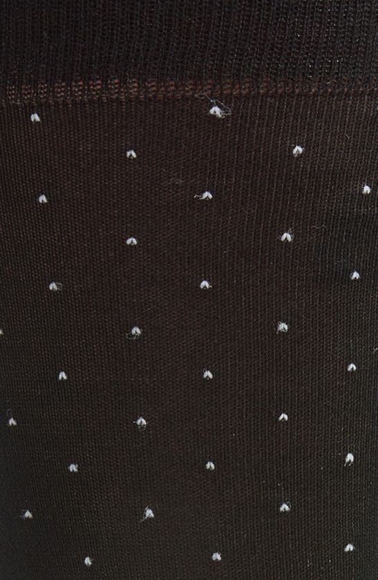 Pantherella Gadsbury Fil Coupé Dot Dress Socks In Black