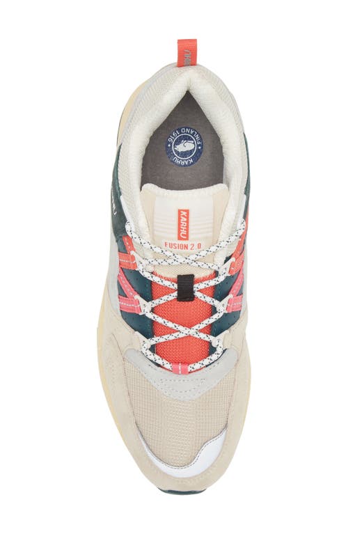 Shop Karhu Gender Inclusive Fusion 2.0 Sneaker In Whitecap Gray/cayenne