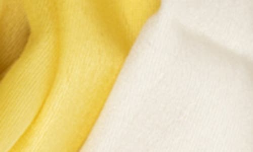Saachi Two-tone Cashmere & Silk Scarf In Yellow