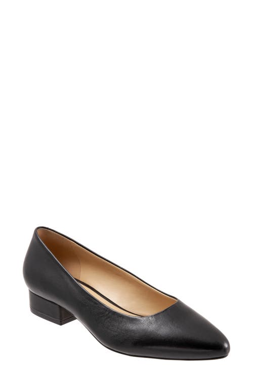 Trotters Jewel Pump Black Leather at Nordstrom