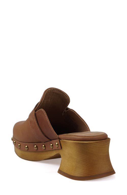 Shop Candies Candie's Tera Platform Clog In Tan Leather