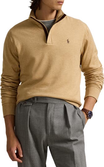 Polo Ralph Lauren shops Men's Cotton Blend Ultra Soft Quarter Zip Pullover Sweater L