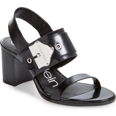 Calvin Klein Carlita Strap Sandal, Black
