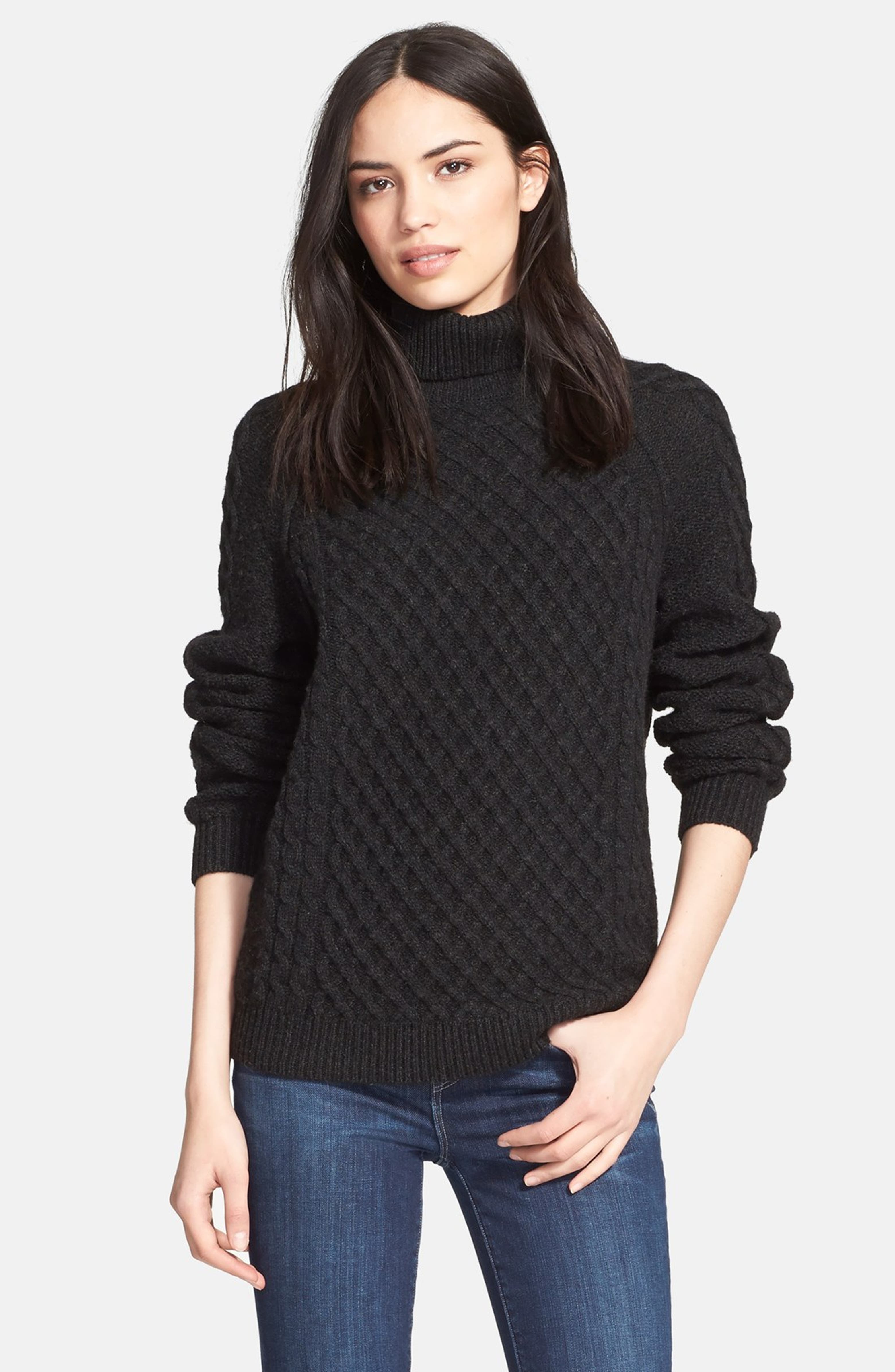 Vince Textured Cable Knit Sweater (Online Only) | Nordstrom