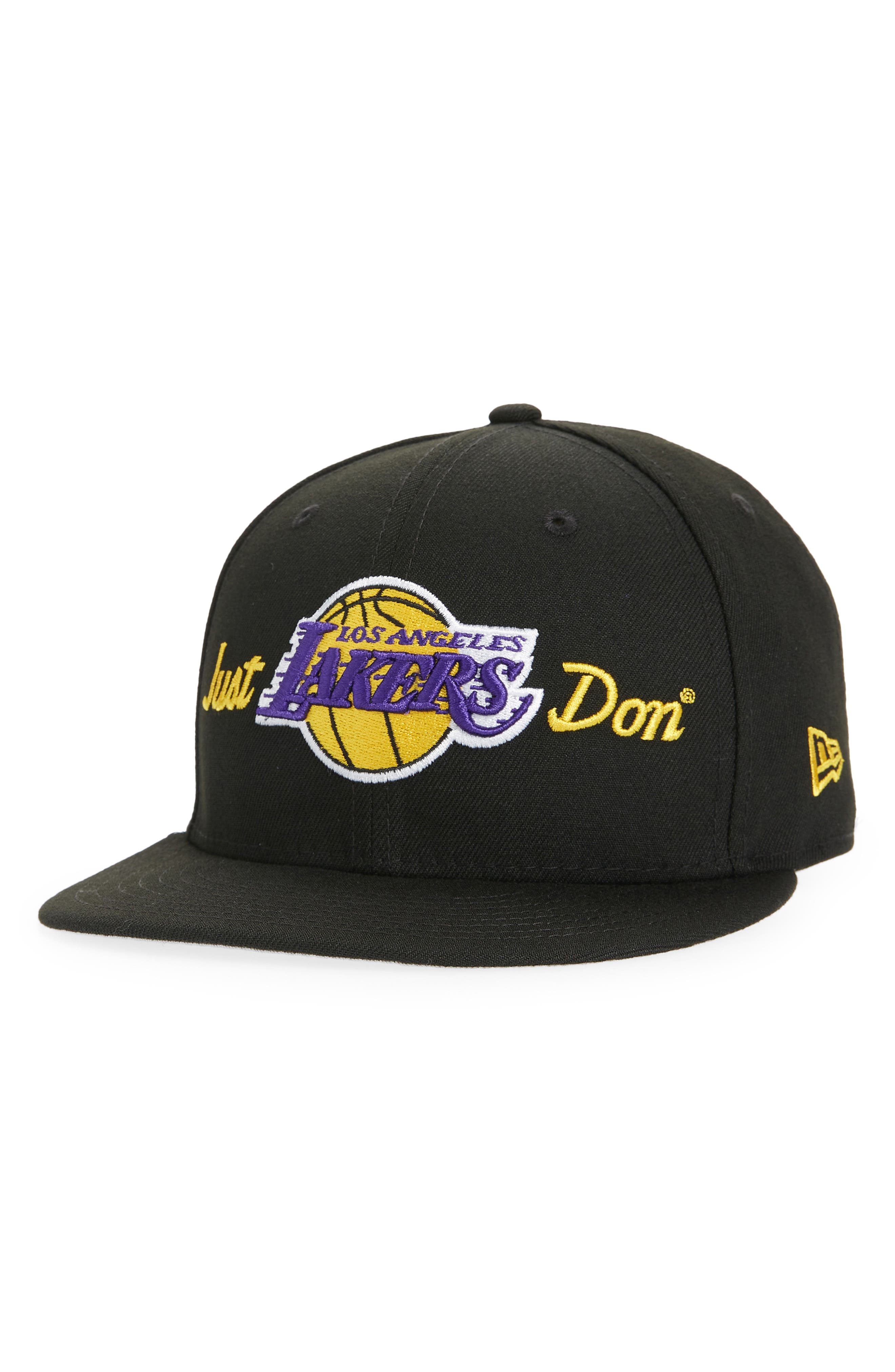 JUST DON X NEW ERA NBA 59FIFTY FITTED LAKERS - BLACK