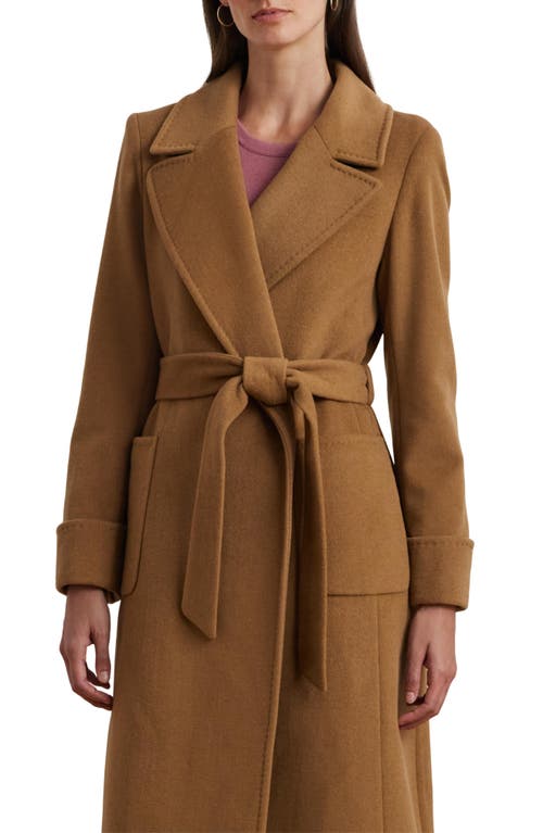 RALPH LAUREN LAUREN RALPH LAUREN TIE BELT WRAP COAT