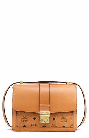 MCM Millie Visetos Crossbody Small (Cognac) Handbags - Yahoo Shopping