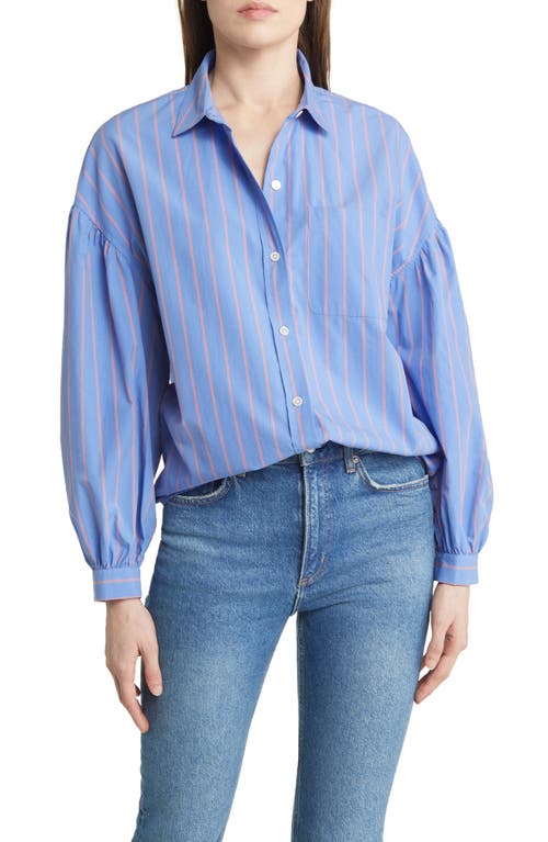 Rails Janae Stripe Button-Up Shirt Lima at Nordstrom,