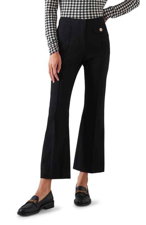 Soni Crop Flare Trousers