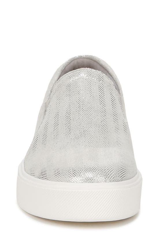 Shop 27 Edit Naturalizer Mirabel Slip-on Platform Sneaker In Silver Leather
