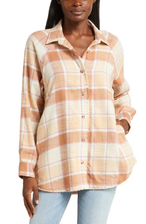 Buy a Lucky Brand Womens Plaid Button Up Shirt, TW1