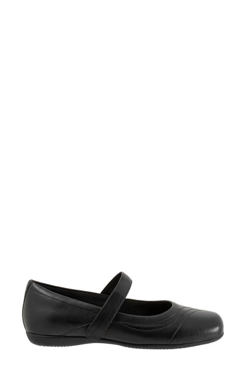 Trotters Sherese Mary Jane Flat In Black
