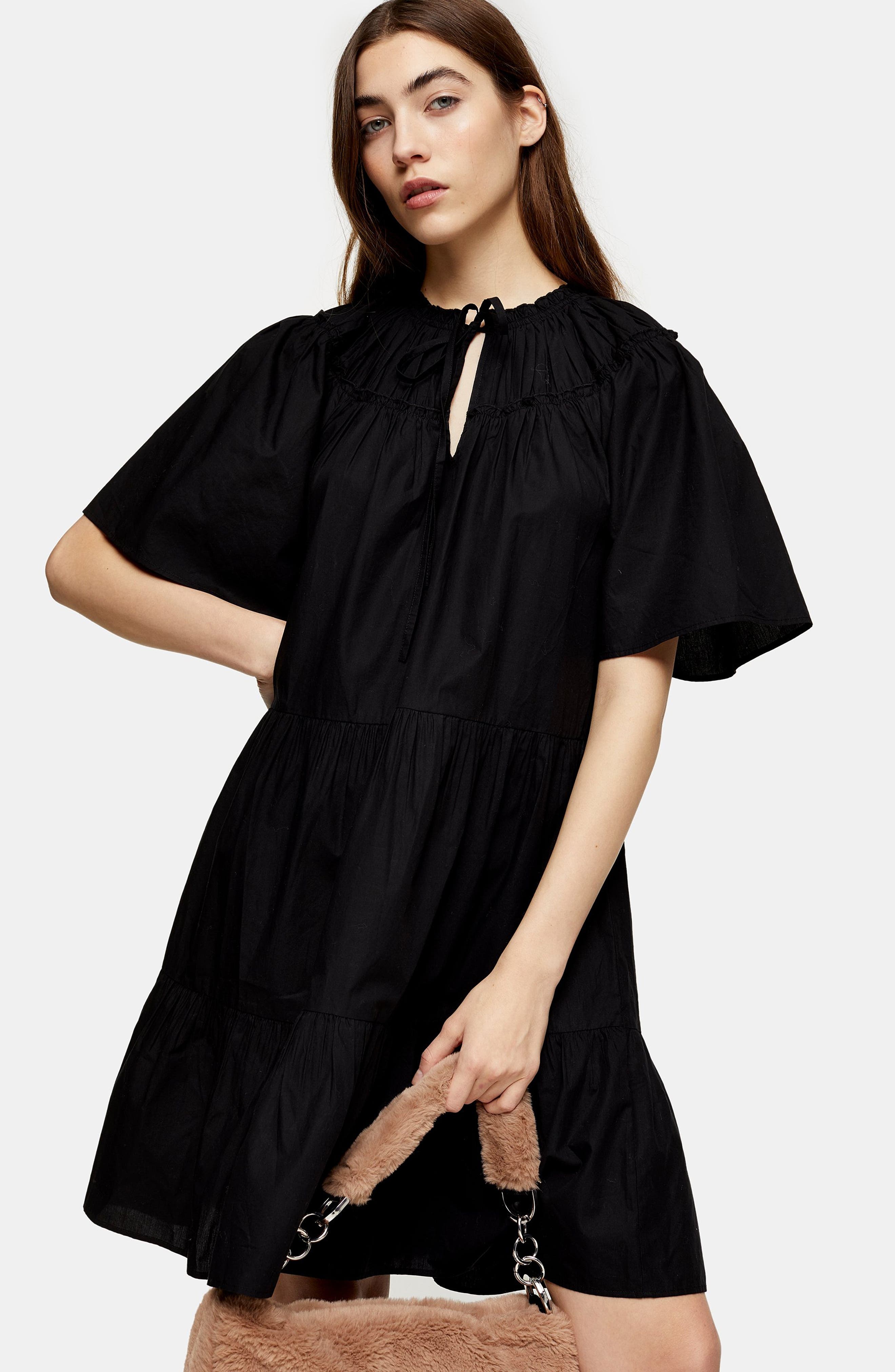 Smocked Poplin Dress
