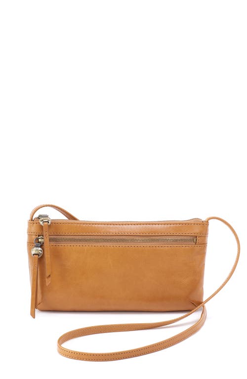 HOBO Cara Leather Crossbody Bag in Natural at Nordstrom