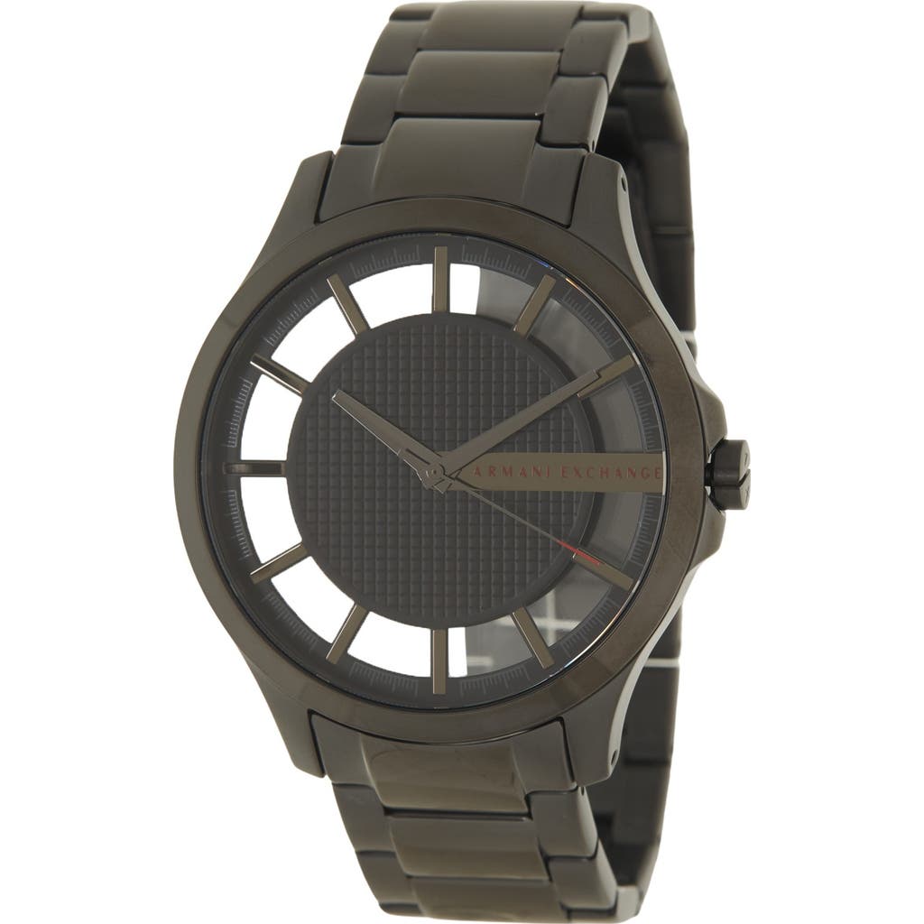 Shop Ax Armani Exchange Hampton Samurai Watch, 46mm In Black/black