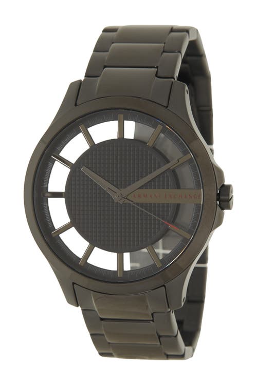 Shop Ax Armani Exchange Hampton Samurai Watch, 46mm In Black/black