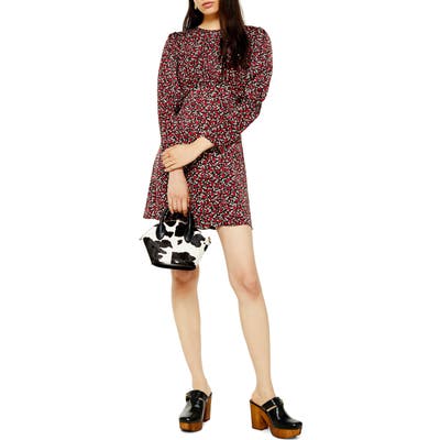 Topshop Austin Long Sleeve Minidress, US (fits like 0) - Green