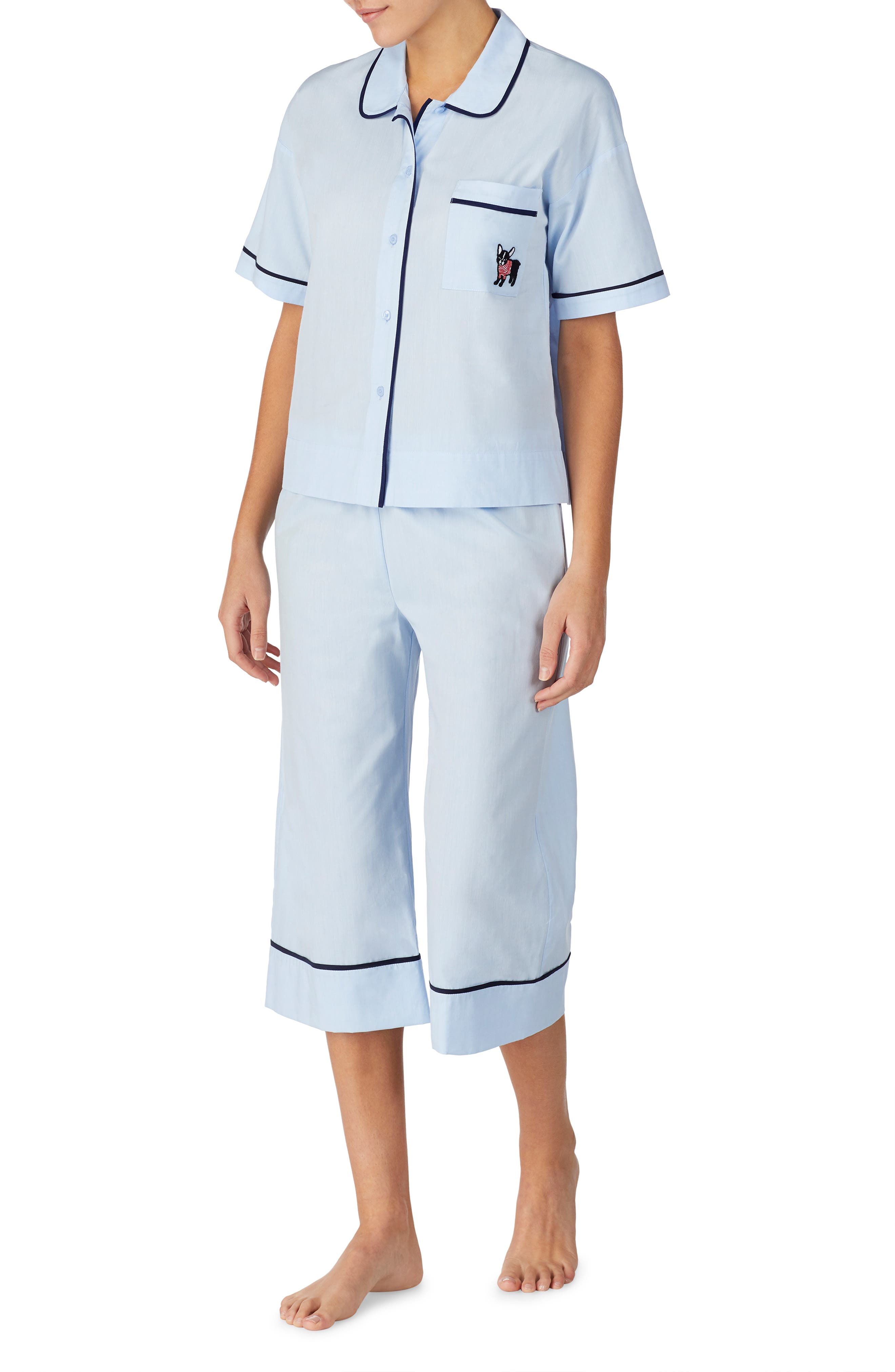 Kate Spade New York Capri Pajamas, Blue