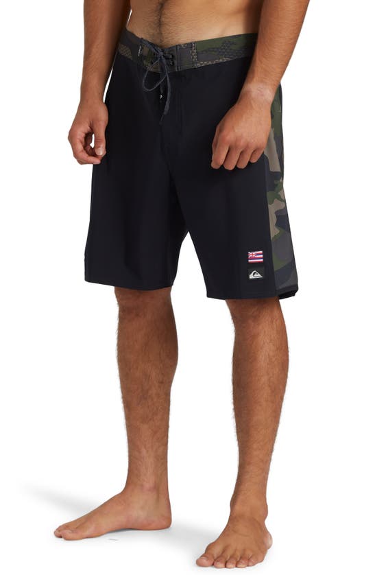 Quiksilver Surfsilk Hawaii Arch Board Shorts In Black