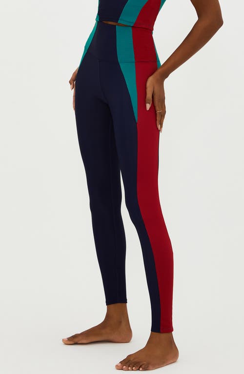 Shop Beach Riot Marty Colorblock Leggings In Ultramarine Colorblock