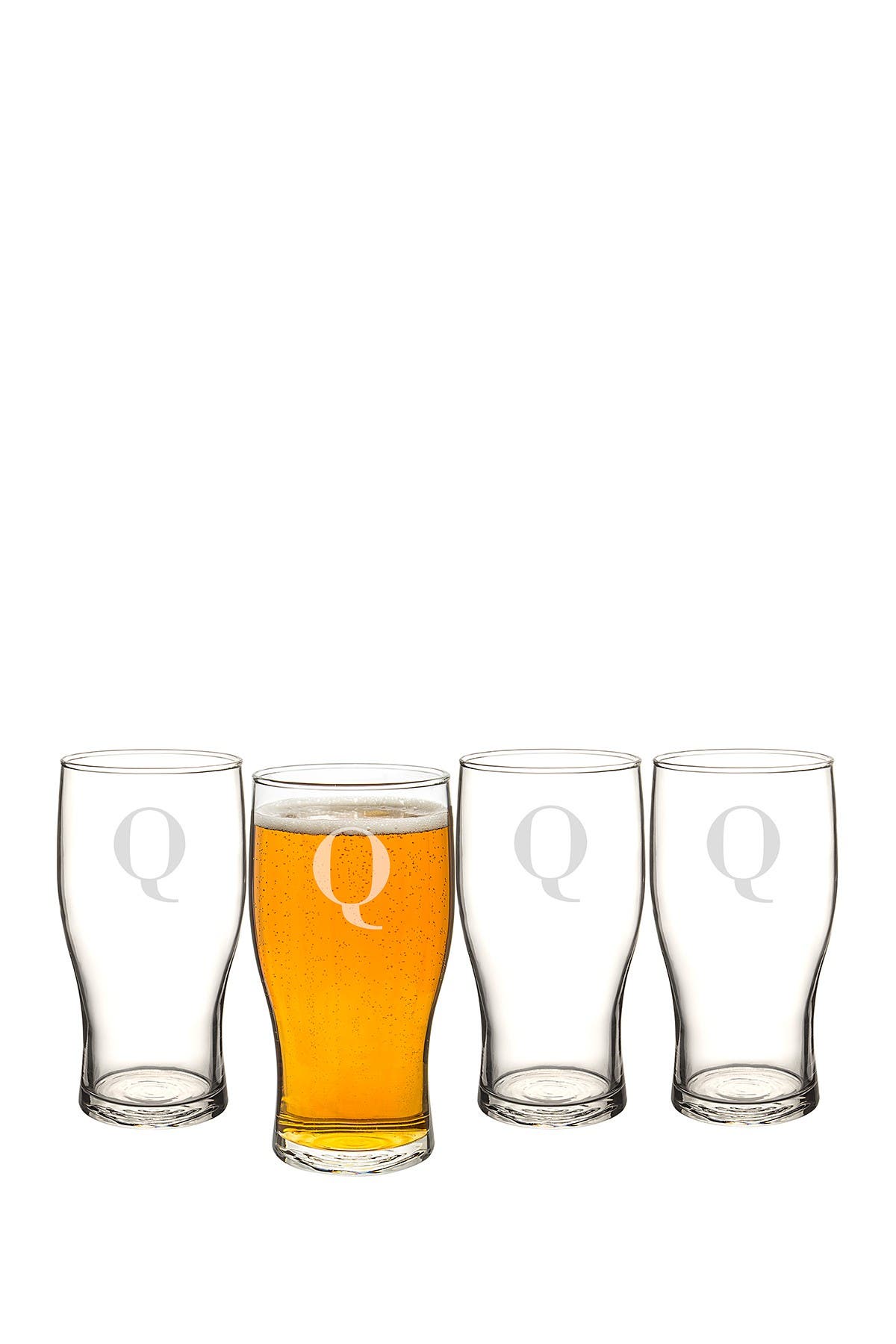 Letter S Set of 4 Cathys Concepts Personalized Craft Beer Mugs 