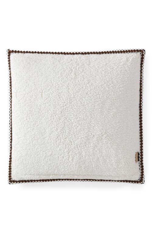 Ugg(r) Kirkwood Braid Trim Accent Pillow In Chai Spice