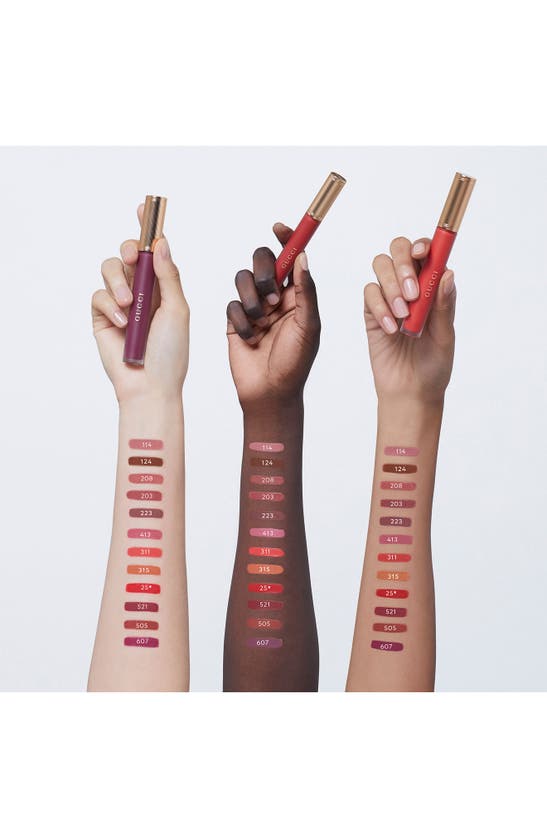 Gucci Transfer-proof Matte Liquid Lipstick 223 Isabel Rosewood 0.12 oz In 223 Isabel Rosewood