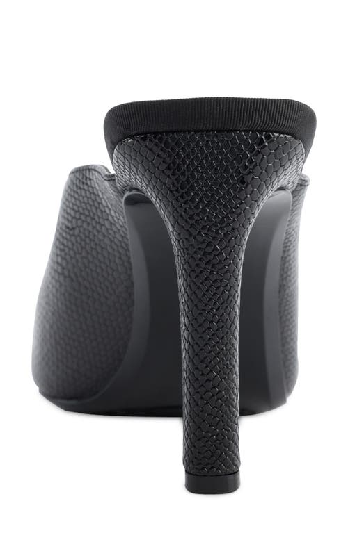 Dkny Cadena Mule In Black