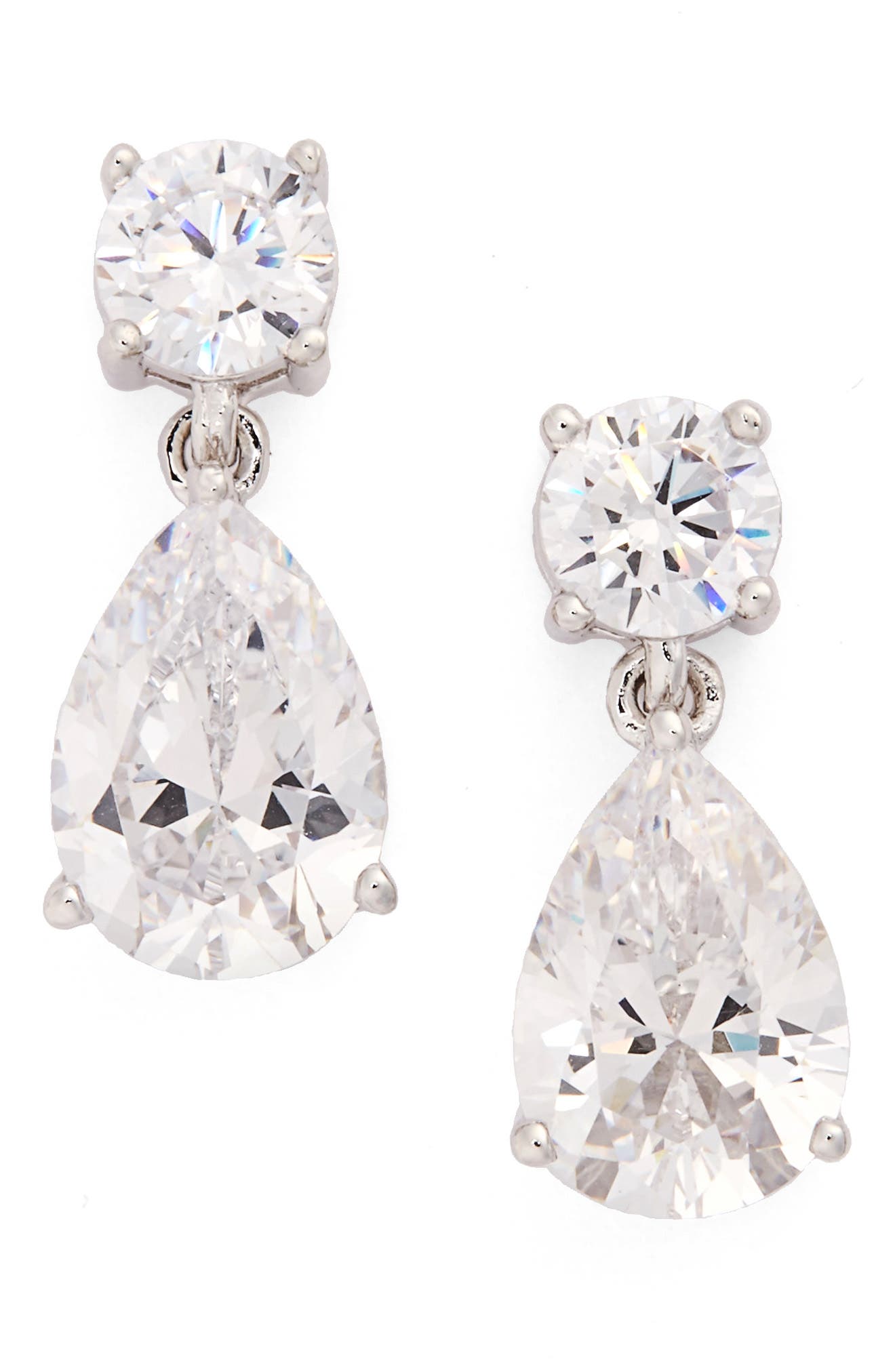 Nadri Cubic Zirconia Teardrop Earrings Nordstrom