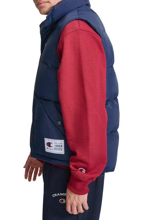 Champion Water Resistant Puffer Vest In Peacoat